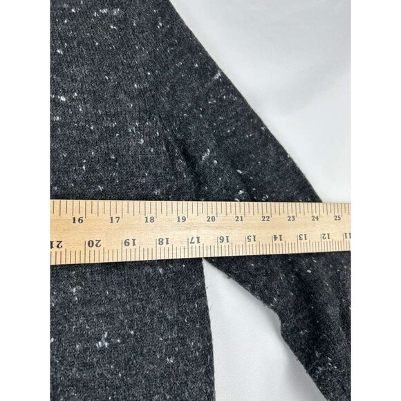 Madewell Women's S Wool Blend Black Confetti Knit Classic Open Cardigan Sweater - Picture 4 of 9